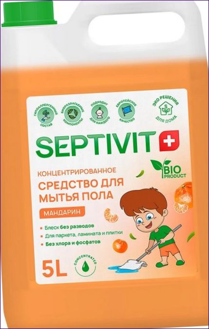 SEPTIVIT Tangerine koncentruotas grindų valiklis