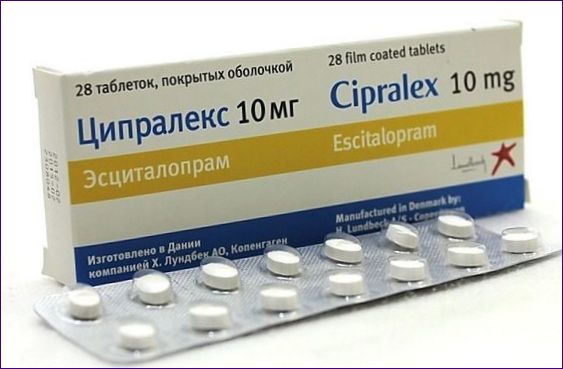 Escitalopramas (Cipralex, Selectra, Lenuxin, Elicea)