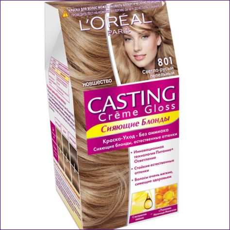 LOreal Paris Casting Creme Gloss Permanentiniai plaukų dažai Light Ash Brown