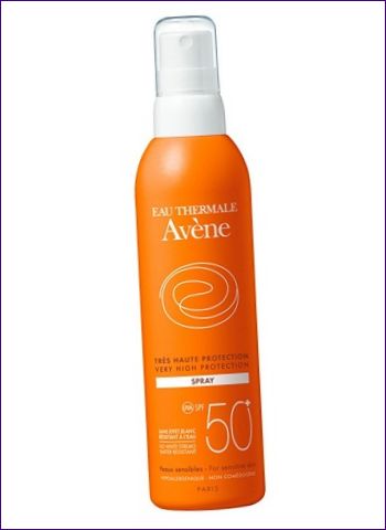 AVENE SPF 50 APSAUGOS NUO SAULĖS PURŠKIKLIS