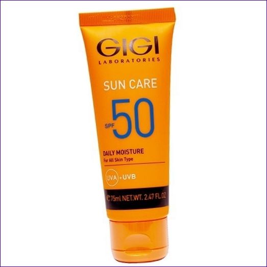 GIGI SPF 50 SAULĖS PRIEŽIŪROS PRIEMONĖS