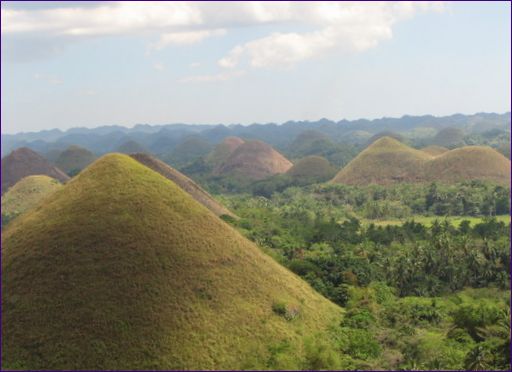 Šokolado kalvos, Filipinai